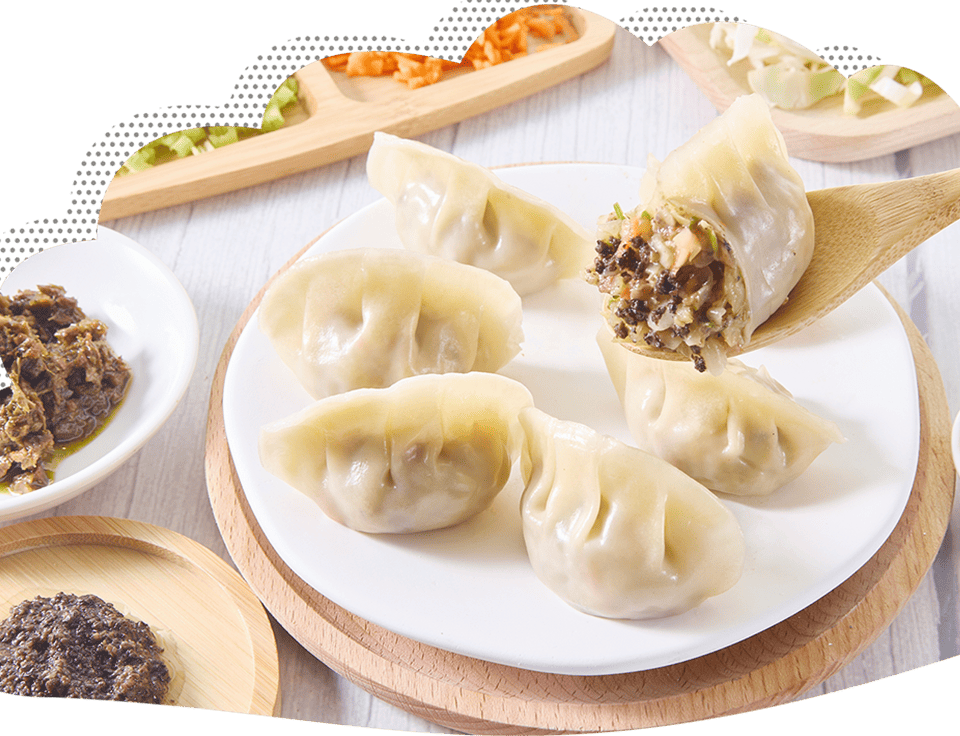 哇哉哇齋手工素食水餃BANNER