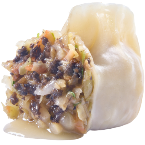 植物肉黑松露水餃 . 全素圖片-1